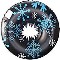 Inflable Nieve Tubo Trineo para Niños y Adultos- Tarea Pesada Trineo de Nieve con Asas- Antiarañazos- con Kit de…